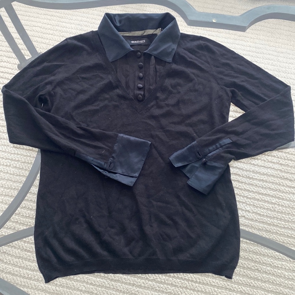 Georges rech silk cashmere lightweight sweater